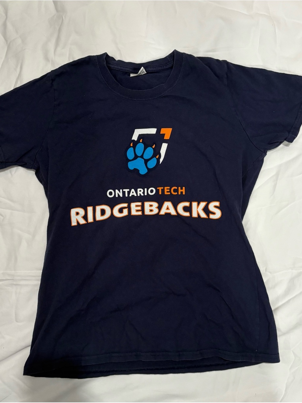 Ontario Tech Ridgebacks Navy Graphic T-Shirt